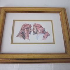 Watercolour Print  Greetings my Friend  by Margaret Henderson.