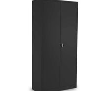 NEW Metal Storage Cupboard 1800mm High - Black