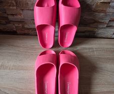 Brand new pink slide sandals, 2 pairs in size 38 and 40