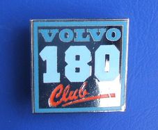VOLVO 180 CLUB (wheel loader) enamel badge (c.1970's)