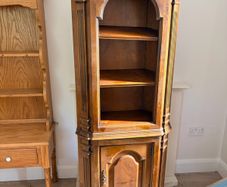 vintage corner cabinet