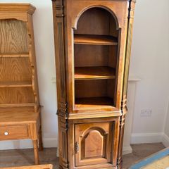 vintage corner cabinet