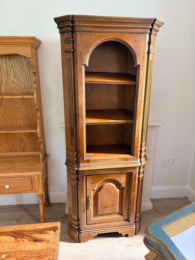 vintage corner cabinet
