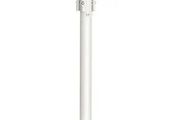 Coat Rack Stand, Coat Tree, Metal Hall Tree, Free Standing, 49 x 182 cm, 12 Hooks, for Clothes, Hats, Bags, White RCR19W