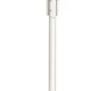 Coat Rack Stand, Coat Tree, Metal Hall Tree, Free Standing, 49 x 182 cm, 12 Hooks, for Clothes, Hats, Bags, White RCR19W