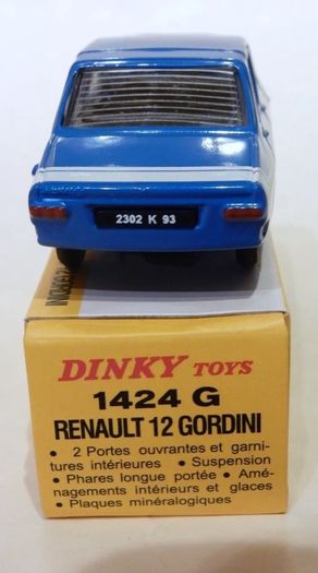 Atlas 1/43 scale Dinky Toys Renault 12 Gordini