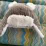 Next Baby Sage Green Cord Hat (up to 3 months) Image 3