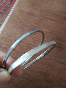 Delicate Pink and Lilac Bangles