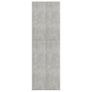 Office Cabinet Concrete Grey 60x32x190 cm Chipboard Image 5