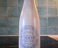 Guinness stoneware stout bottle