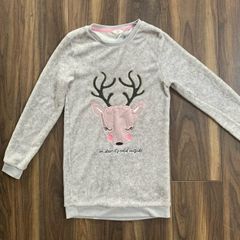 Girls Cosy Long Jumper / lounge wear: XS / 10-11yrs