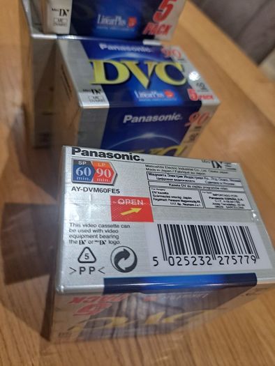 Panasonic Mini DV DVC DVM60 unopened 4x 5 pack so 20 units.
