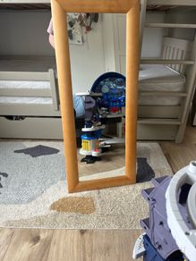 Solid pine mirror