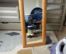 Solid pine mirror