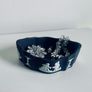 Wedgwood Black Jasperware Bowl Trinket Dish Cherub Relief Made in England Image 2