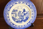 Gladstone Working Pottery Museum Nottingham Willow plate city of lace