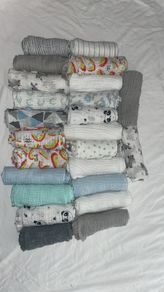 Muslin cloths x19