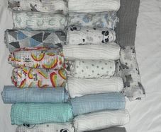 Muslin cloths x19