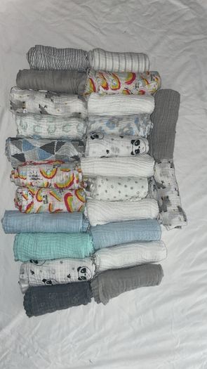 Muslin cloths x19