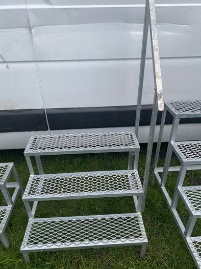 Selection of galvanised steps