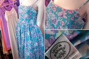 Laura Ashley 1980s Vintage Dress