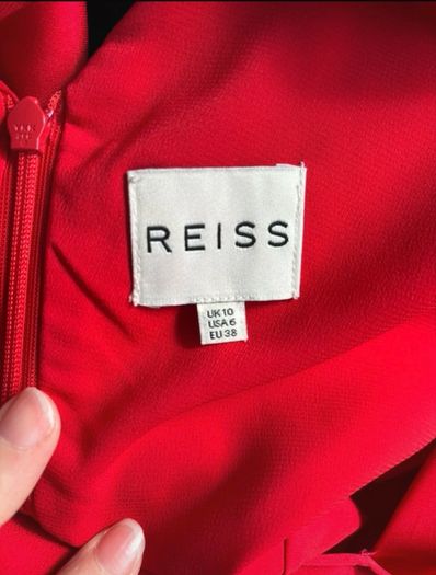 Reiss red dress