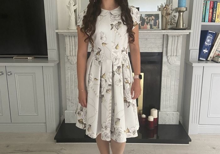 Monnalisa Floral Dress, Girls 14-16 or Women XS
