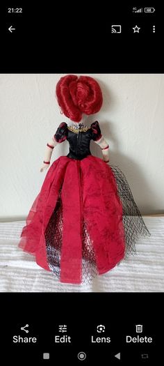 Through the looking glass Red Queen doll