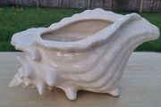 Atlantic Mold  ceramic planter in the shape of a seashell