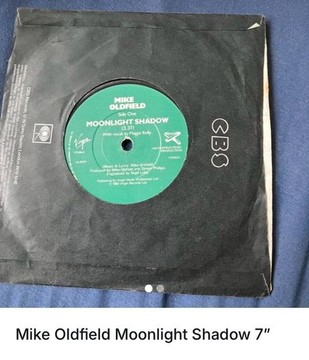 Mike Oldfield Moonlight shadow 7"
