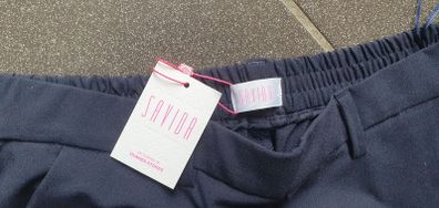 BNWT - Size 14 - Black "Savida" Pants - Elasticated Back Waist - Turned Hem - Read Carefully #