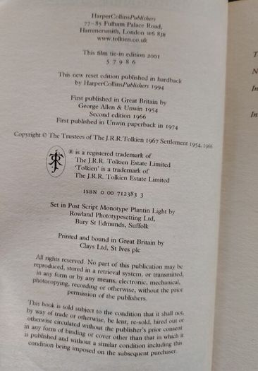 J.R.R. Tolkien 4-Book Film Tie-In Paperback Set (HarperCollins)