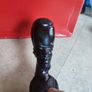 Carved Ebony / Dark Wood Tribal African Head / Bust Sculpture Image 4