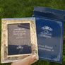 Silver-plated "Christening Day" photo frame. Image 4