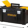 Essential 19 Toolbox with Metal latches, Black/Yellow, 19 Inch Image 2