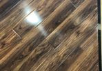 Laminate flooring walnut gloss