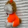 PMS Orange Cat Plush Soft Used Vintage Please look at the pictures Image 4