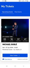 Micheal buble tickets