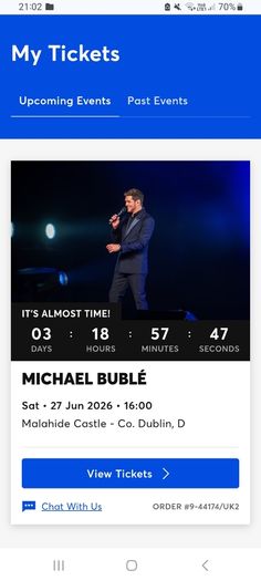 Micheal buble tickets