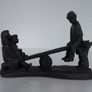 Genesis Bronze Figurines Children X 6 Image 3