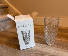 Galway Crystal vase 10inches