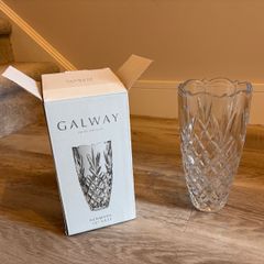 Galway Crystal vase 10inches