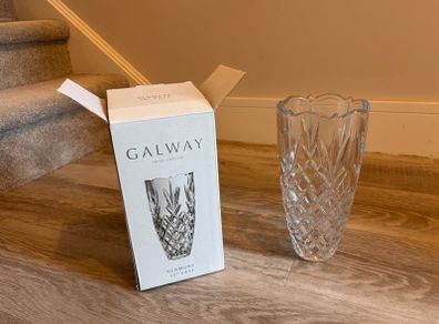 Galway Crystal vase 10inches