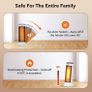 Space Heater, Ceramic Heaters for Home Low Energy, Electric Heater with Thermostat 3 Mode 3 Speed, 45 Degree Oscillating, 12H Timer, 2000W, Tip-Over Protection, Portable Heater for Office, Study (FREE POSTAGE) Image 6