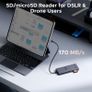 USB C Hub, 8-in-1 4K@60Hz HDMI to USB-C Adapter, 170MB/s microSD SD Card Reader, 3x 10Gbps USB-A/C Ports, 100W PD, 30cm Cable, Aluminum Compact USB Hub for MacBook, HP, Dell, iPad Pro Image 5