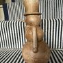 New bespoke 26cm high rustic wood effect  table top snowman Image 7