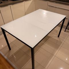 Glass top kitchen table