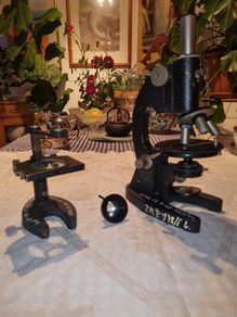 Vintage microscope - Medical Academy Gdansk