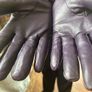 Ladies Leather lined Purple/Pink Glives Medium Image 7