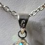925 Sterling Silver Shamballa Crystal Disco Ball Pendant Chain and Earrings Image 8